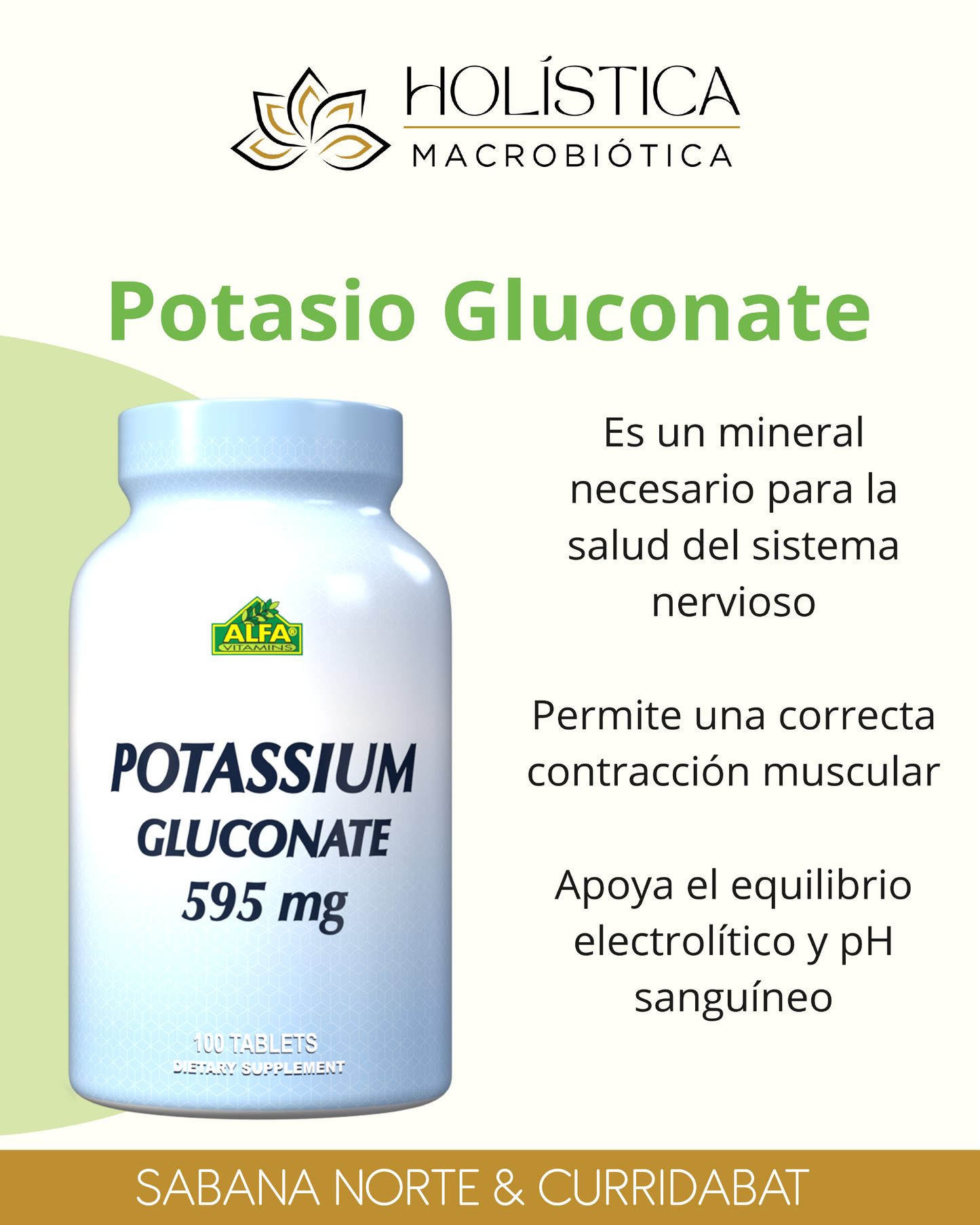 POTASIO GLUCONATE