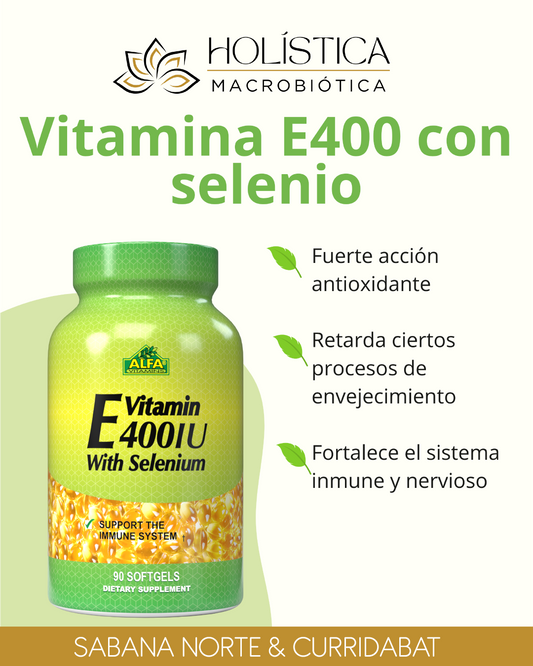 VITAMINA E400 CON SELENIO