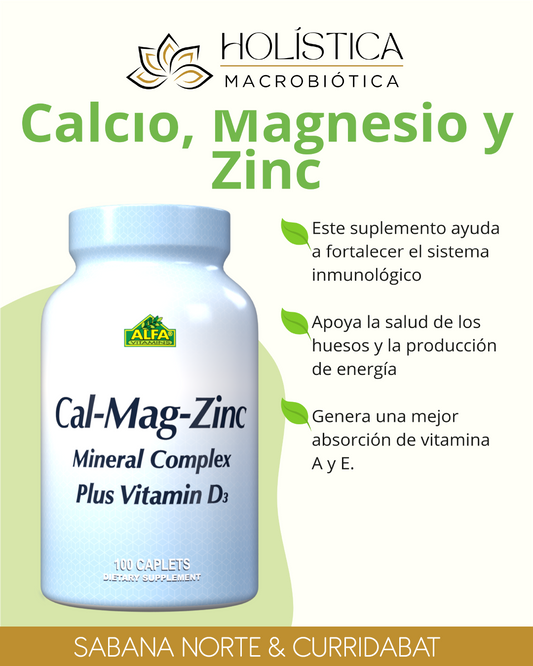 CALCIO MAGNESIO Y ZINC