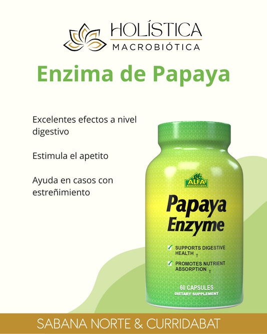 ENZIMA DE PAPAYA